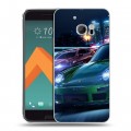 Дизайнерский пластиковый чехол для HTC 10 Need For Speed