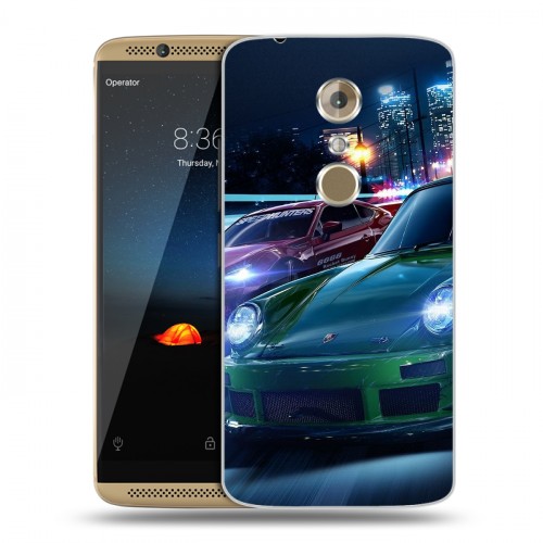 Дизайнерский пластиковый чехол для ZTE Axon 7 Need For Speed