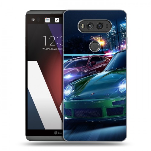 Дизайнерский пластиковый чехол для LG V20 Need For Speed