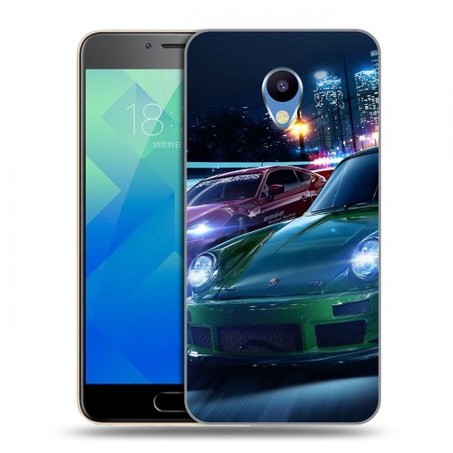 Дизайнерский силиконовый чехол для Meizu M5 Need For Speed