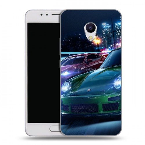 Дизайнерский силиконовый чехол для Meizu M5s Need For Speed