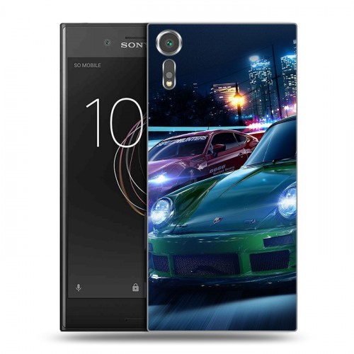 Дизайнерский пластиковый чехол для Sony Xperia XZs Need For Speed