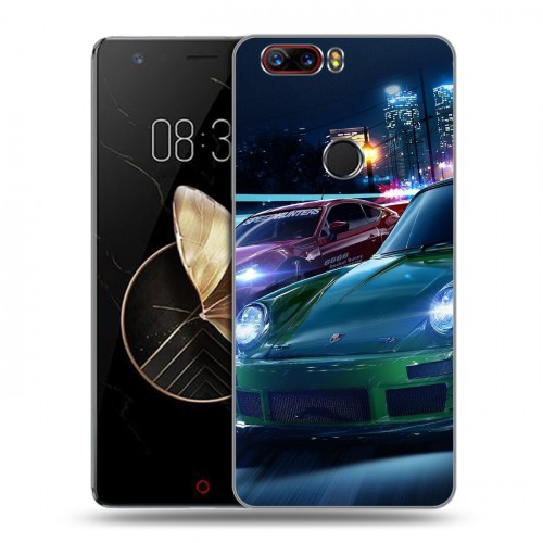 Дизайнерский пластиковый чехол для ZTE Nubia Z17 Need For Speed