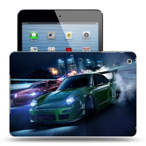 Дизайнерский силиконовый чехол для Ipad Mini Need For Speed