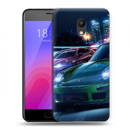 Дизайнерский пластиковый чехол для Meizu M6 Need For Speed