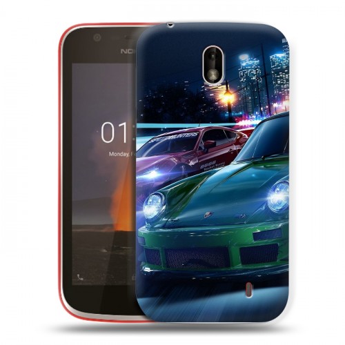 Дизайнерский пластиковый чехол для Nokia 1 Need For Speed