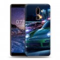 Дизайнерский пластиковый чехол для Nokia 7 Plus Need For Speed