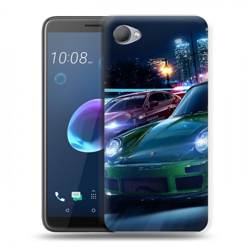 Дизайнерский пластиковый чехол для HTC Desire 12 Need For Speed