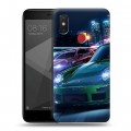 Дизайнерский пластиковый чехол для Xiaomi Mi8 SE Need For Speed