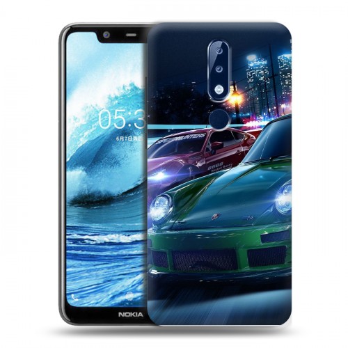 Дизайнерский пластиковый чехол для Nokia 5.1 Plus Need For Speed