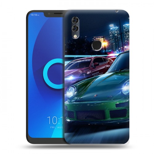 Дизайнерский силиконовый чехол для Alcatel 5V Need For Speed