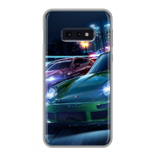 Дизайнерский силиконовый чехол для Samsung Galaxy S10e Need For Speed