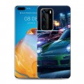 Дизайнерский пластиковый чехол для Huawei P40 Pro Need For Speed