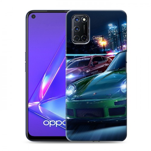 Дизайнерский пластиковый чехол для OPPO A52 Need For Speed