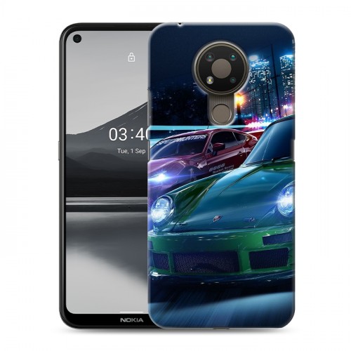 Дизайнерский силиконовый чехол для Nokia 3.4 Need For Speed
