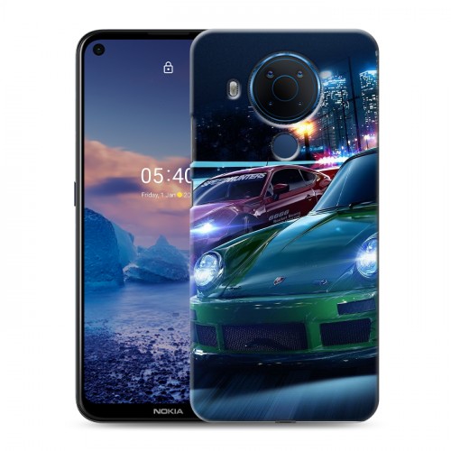 Дизайнерский силиконовый чехол для Nokia 5.4 Need For Speed