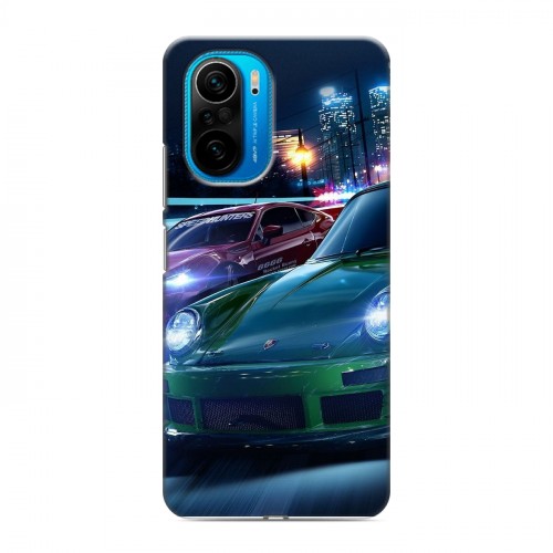 Дизайнерский силиконовый чехол для Xiaomi Poco F3 Need For Speed