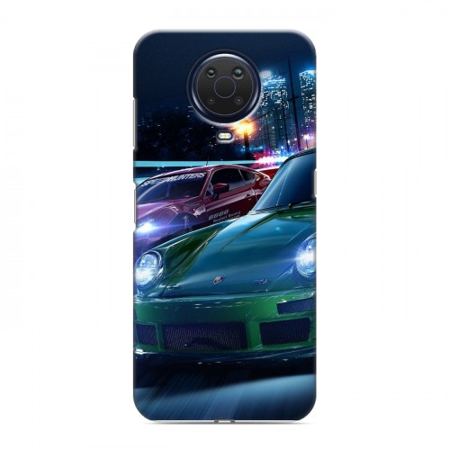 Дизайнерский пластиковый чехол для Nokia G20 Need For Speed