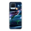 Дизайнерский силиконовый чехол для Realme 8 Need For Speed