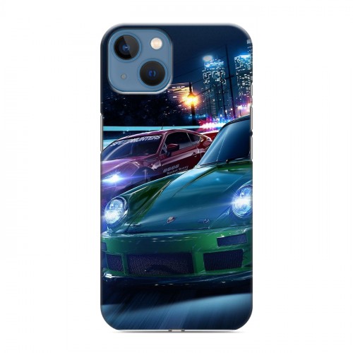 Дизайнерский силиконовый чехол для Iphone 13 Need For Speed