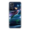 Дизайнерский силиконовый с усиленными углами чехол для Xiaomi Redmi Note 11 Pro Need For Speed