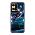 Дизайнерский силиконовый чехол для OPPO Reno7 Need For Speed