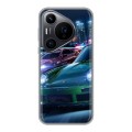 Дизайнерский силиконовый чехол для Huawei Pura 70 Pro Need For Speed