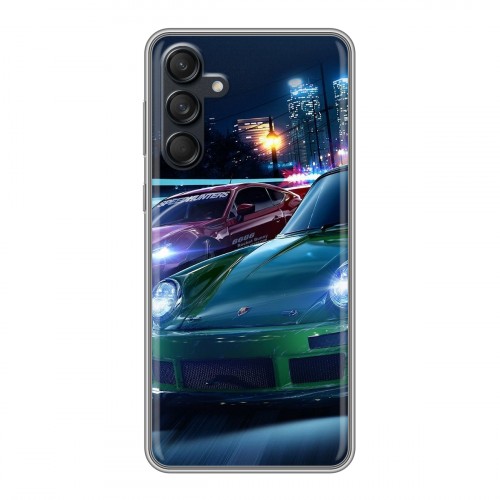 Дизайнерский силиконовый чехол для Samsung Galaxy M55 Need For Speed