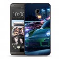 Дизайнерский пластиковый чехол для HTC Desire 700 Need For Speed