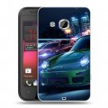 Дизайнерский пластиковый чехол для HTC Desire 200 Need For Speed