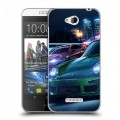 Дизайнерский пластиковый чехол для HTC Desire 616 Need For Speed