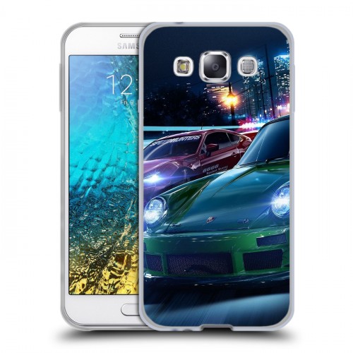 Дизайнерский пластиковый чехол для Samsung Galaxy E5 Need For Speed