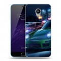 Дизайнерский пластиковый чехол для Meizu M1 Need For Speed