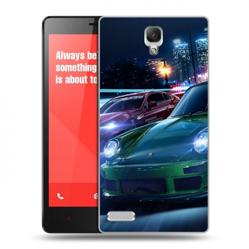 Дизайнерский пластиковый чехол для Xiaomi RedMi Note Need For Speed