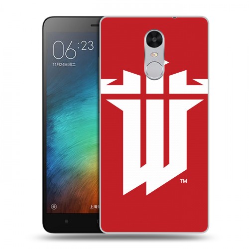 Дизайнерский силиконовый чехол для Xiaomi RedMi Pro Wolfenstein