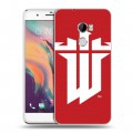 Дизайнерский пластиковый чехол для HTC One X10 Wolfenstein