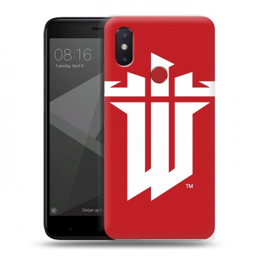 Дизайнерский силиконовый чехол для Xiaomi Mi8 SE Wolfenstein