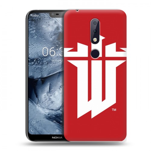 Дизайнерский пластиковый чехол для Nokia 6.1 Plus Wolfenstein