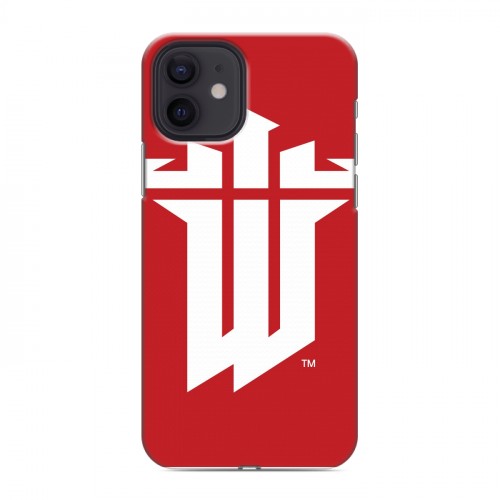 Дизайнерский силиконовый чехол для Iphone 12 Wolfenstein