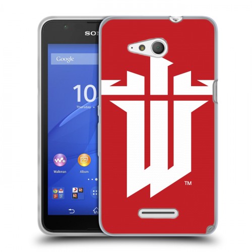 Дизайнерский пластиковый чехол для Sony Xperia E4g Wolfenstein