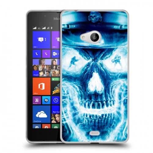 Дизайнерский пластиковый чехол для Microsoft Lumia 540 Wolfenstein