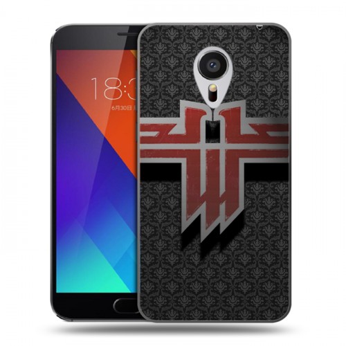 Дизайнерский пластиковый чехол для Meizu MX5 Wolfenstein