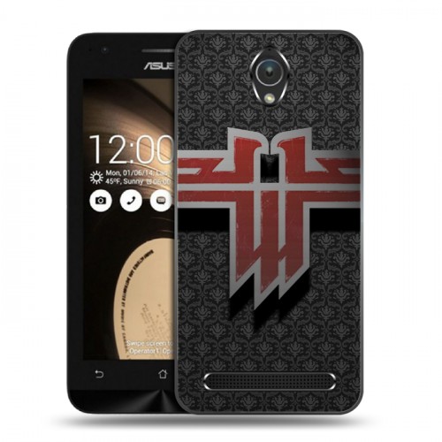 Дизайнерский пластиковый чехол для ASUS Zenfone Go Wolfenstein