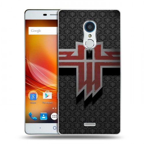 Дизайнерский пластиковый чехол для ZTE Blade X9 Wolfenstein