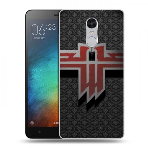 Дизайнерский силиконовый чехол для Xiaomi RedMi Pro Wolfenstein