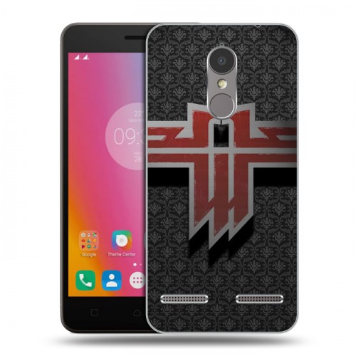 Дизайнерский силиконовый чехол для Lenovo K6 Wolfenstein