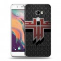 Дизайнерский пластиковый чехол для HTC One X10 Wolfenstein