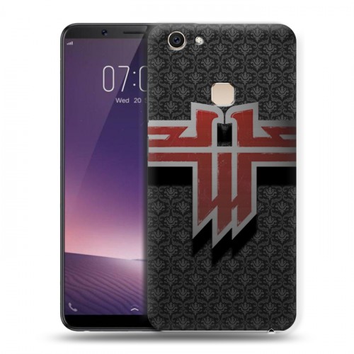 Дизайнерский пластиковый чехол для Vivo V7 Plus Wolfenstein