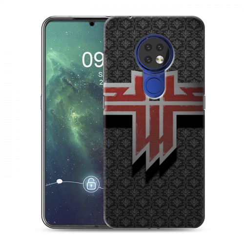 Дизайнерский силиконовый чехол для Nokia 6.2 Wolfenstein