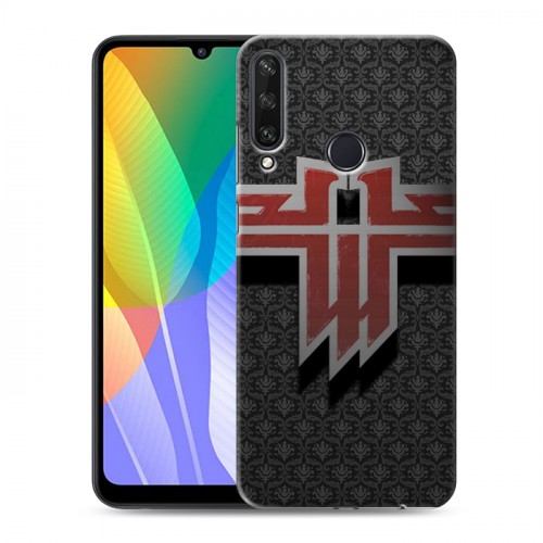 Дизайнерский пластиковый чехол для Huawei Y6p Wolfenstein